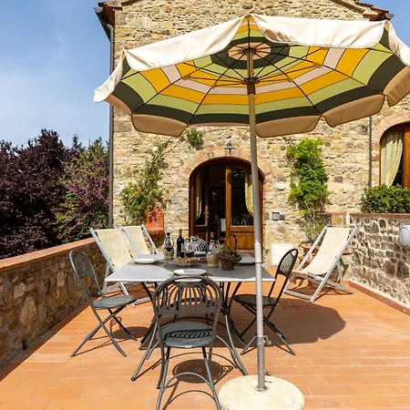 Podere San Bartolo- Fienile Bauernhof Barberino di Val dʼElsa